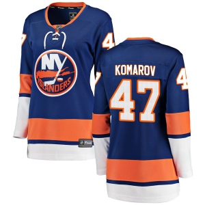 Women's Leo Komarov New York Islanders Breakaway Home Jersey - Blue