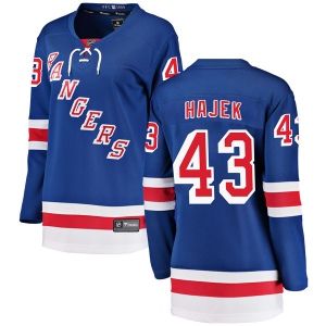 Women's Libor Hajek New York Rangers Breakaway Home Jersey - Blue