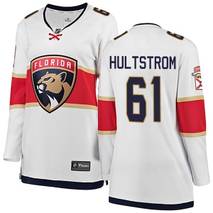 Women's Linus Hultstrom Florida Panthers Breakaway Away Jersey - White