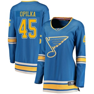 Women's Luke Opilka St. Louis Blues Breakaway Alternate Jersey - Blue