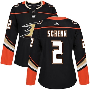 Women's Luke Schenn Anaheim Ducks Authentic Home Jersey - Black