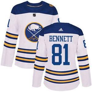 Women's Mac Bennett Buffalo Sabres Authentic 2018 Winter Classic Jersey - White