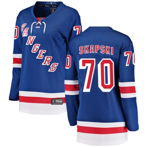 Women's Mackenzie Skapski New York Rangers Breakaway Home Jersey - Blue