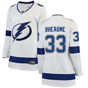 Women's Manon Rheaume Tampa Bay Lightning Breakaway Away Jersey - White