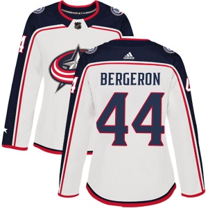 Women's Marc-Andre Bergeron Columbus Blue Jackets Authentic Away Jersey - White