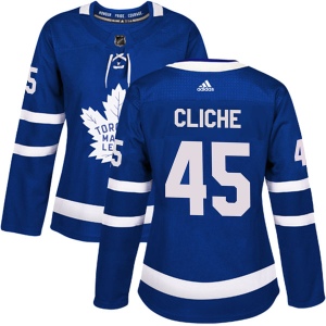 Women's Marc-Andre Cliche Toronto Maple Leafs Authentic Home Jersey - Blue