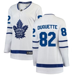 Women's Marc-Olivier Duquette Toronto Maple Leafs Breakaway Away Jersey - White