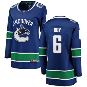 Women's Marc-Olivier Roy Vancouver Canucks Breakaway Home Jersey - Blue