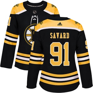 Women's Marc Savard Boston Bruins Authentic Home Jersey - Black