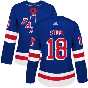 Women's Marc Staal New York Rangers Authentic Home Jersey - Royal Blue