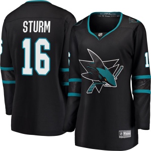 Women's Marco Sturm San Jose Sharks Breakaway Alternate Jersey - Black