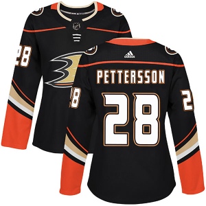 Women's Marcus Pettersson Anaheim Ducks Authentic Home Jersey - Black