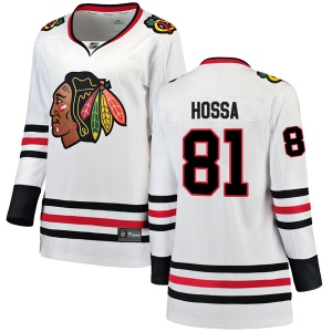 Women's Marian Hossa Chicago Blackhawks Breakaway Away Jersey - White