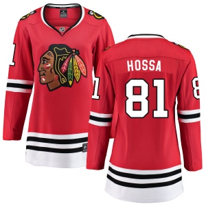 Women's Marian Hossa Chicago Blackhawks Home Breakaway Jersey - Red