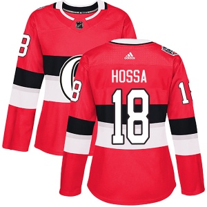 Women's Marian Hossa Ottawa Senators Authentic 2017 100 Classic Jersey - Red