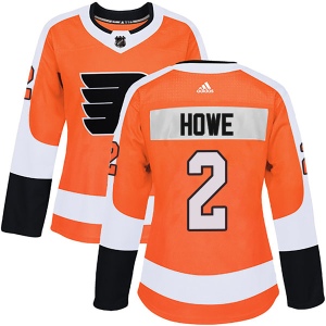 Women's Mark Howe Philadelphia Flyers Authentic Home Jersey - Orange