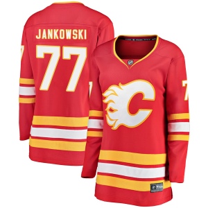 Women's Mark Jankowski Calgary Flames Breakaway Alternate Jersey - Red