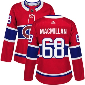 Women's Mark MacMillan Montreal Canadiens Authentic Home Jersey - Red