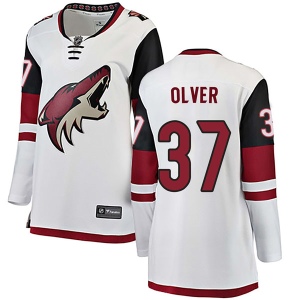 Women's Mark Olver Arizona Coyotes Authentic Away Jersey - White