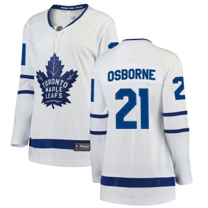 Women's Mark Osborne Toronto Maple Leafs Breakaway Away Jersey - White