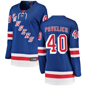 Women's Mark Pavelich New York Rangers Breakaway Home Jersey - Blue