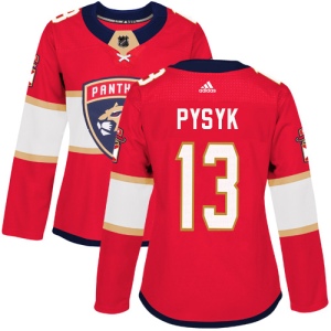 Women's Mark Pysyk Florida Panthers Authentic Home Jersey - Red