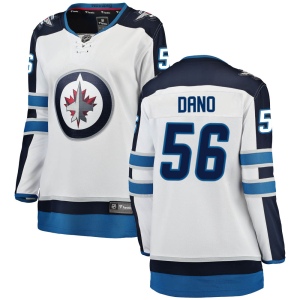 Women's Marko Dano Winnipeg Jets Breakaway Away Jersey - White