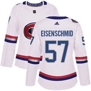 Women's Markus Eisenschmid Montreal Canadiens Authentic 2017 100 Classic Jersey - White