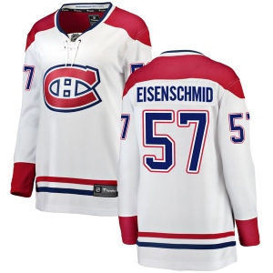 Women's Markus Eisenschmid Montreal Canadiens Breakaway Away Jersey - White