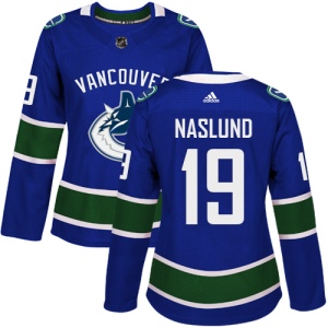 Women's Markus Naslund Vancouver Canucks Authentic Home Jersey - Blue