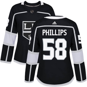 Women's Markus Phillips Los Angeles Kings Authentic Home Jersey - Black