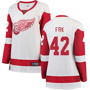 Women's Martin Frk Detroit Red Wings Breakaway Away Jersey - White