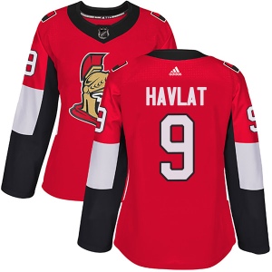 Women's Martin Havlat Ottawa Senators Authentic Home Jersey - Red