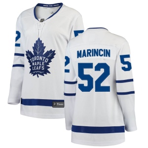 Women's Martin Marincin Toronto Maple Leafs Breakaway Away Jersey - White