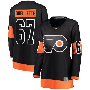 Women's Martin Ouellette Philadelphia Flyers Breakaway Alternate Jersey - Black