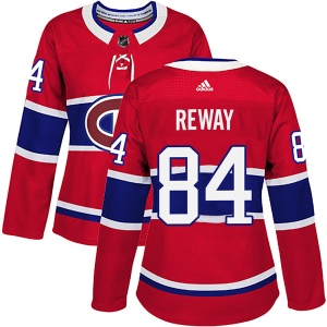 Women's Martin Reway Montreal Canadiens Authentic Home Jersey - Red