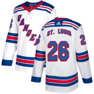 Women's Martin St. Louis New York Rangers Authentic Away Jersey - White