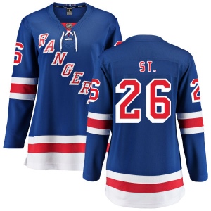 Women's Martin St. Louis New York Rangers Home Breakaway Jersey - Blue