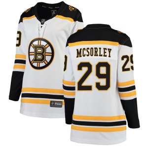 Women's Marty Mcsorley Boston Bruins Breakaway Away Jersey - White