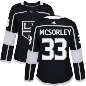 Women's Marty Mcsorley Los Angeles Kings Authentic Home Jersey - Black