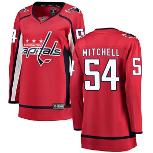 Women's Mason Mitchell Washington Capitals Breakaway Home Jersey - Red