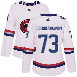 Women's Mathieu Coderre-Gagnon Montreal Canadiens Authentic 2017 100 Classic Jersey - White