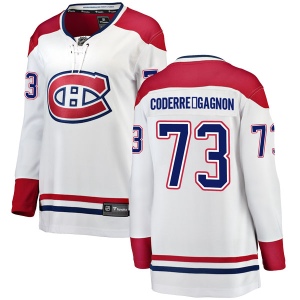 Women's Mathieu Coderre-Gagnon Montreal Canadiens Breakaway Away Jersey - White