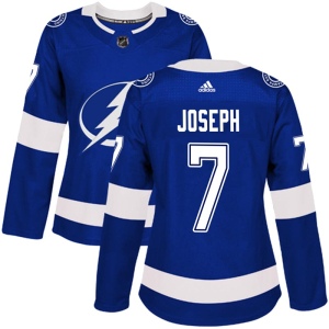 Women's Mathieu Joseph Tampa Bay Lightning Authentic Home Jersey - Blue