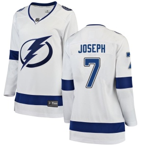 Women's Mathieu Joseph Tampa Bay Lightning Breakaway Away Jersey - White