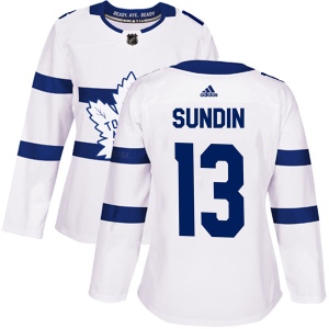 Women's Mats Sundin Toronto Maple Leafs Authentic 2018 Stadium Series Jersey - White