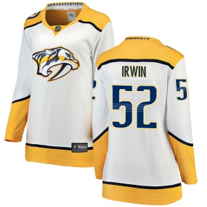 Women's Matt Irwin Nashville Predators Breakaway Away Jersey - White