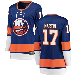 Women's Matt Martin New York Islanders Breakaway Home Jersey - Blue