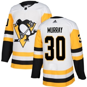 Women's Matt Murray Pittsburgh Penguins Authentic Away Jersey - White