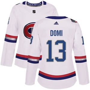 Women's Max Domi Montreal Canadiens Authentic 2017 100 Classic Jersey - White